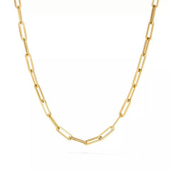 GEMMA PAPERCLIP NECKLACE