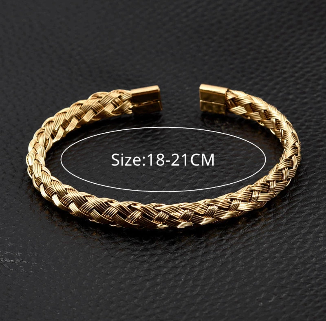 MATTEO 3 PIECE BLING BEAD CROWN MENS BRACELET