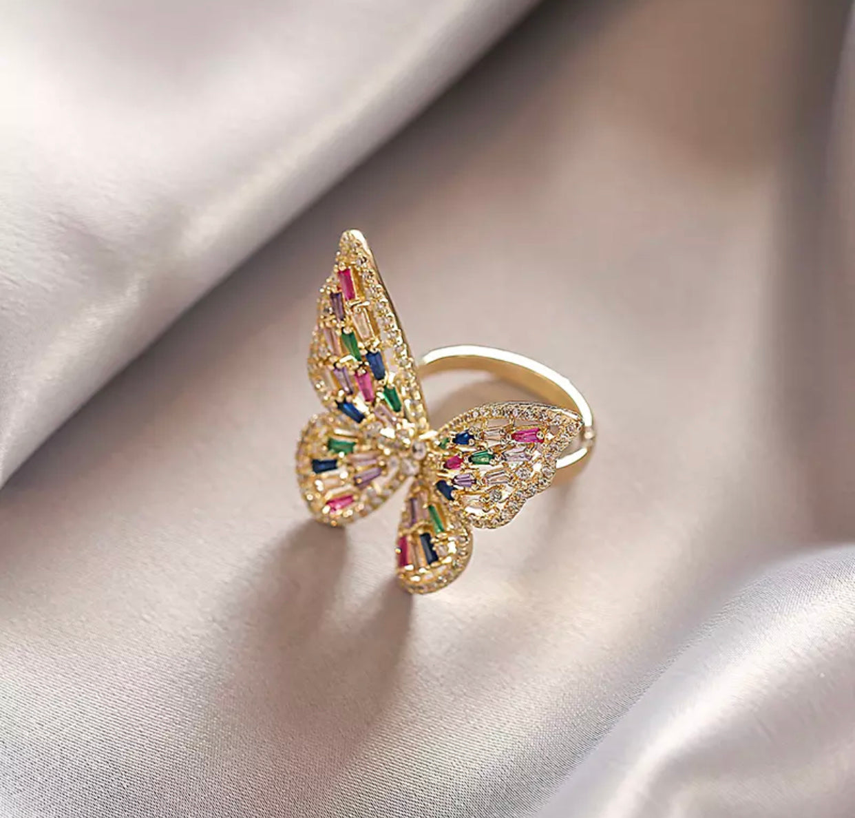 ADELE COLORFUL BLING BUTTERFLY