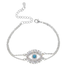 COSMIA EVIL EYE STERLING SILVER BRACELET