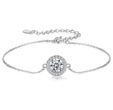 MARGAUX STERLING SILVER 1CT MOISSANITE BRACELET