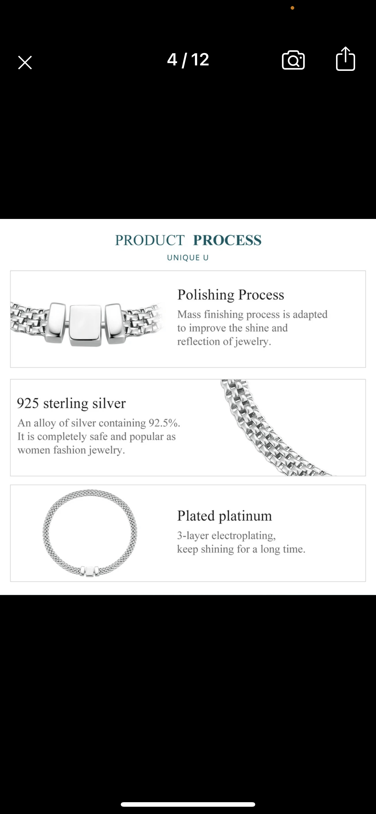 LEANDRA STERLING SILVER KNITTED SQUARE BUCKLE BRACELET