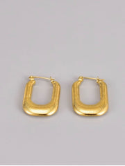 KARIN WIDE SQUARE HOOP EARRINGS