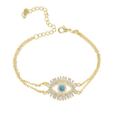 COSMIA EVIL EYE STERLING SILVER BRACELET
