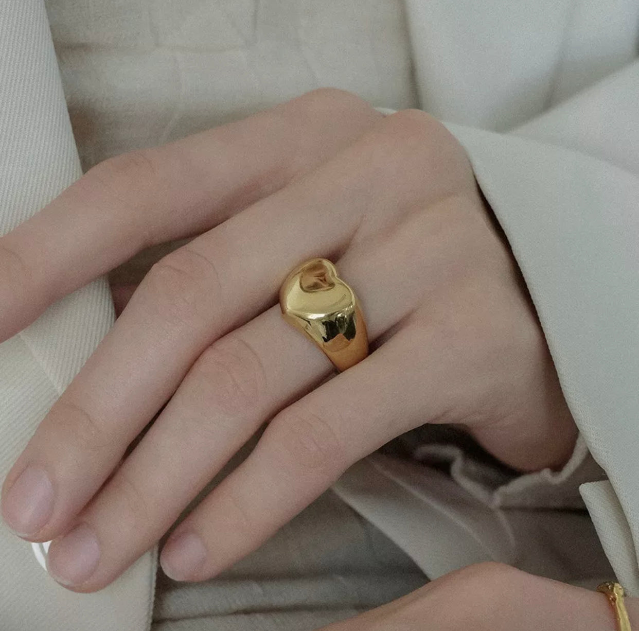 NICOLA HEART SHAPED RING