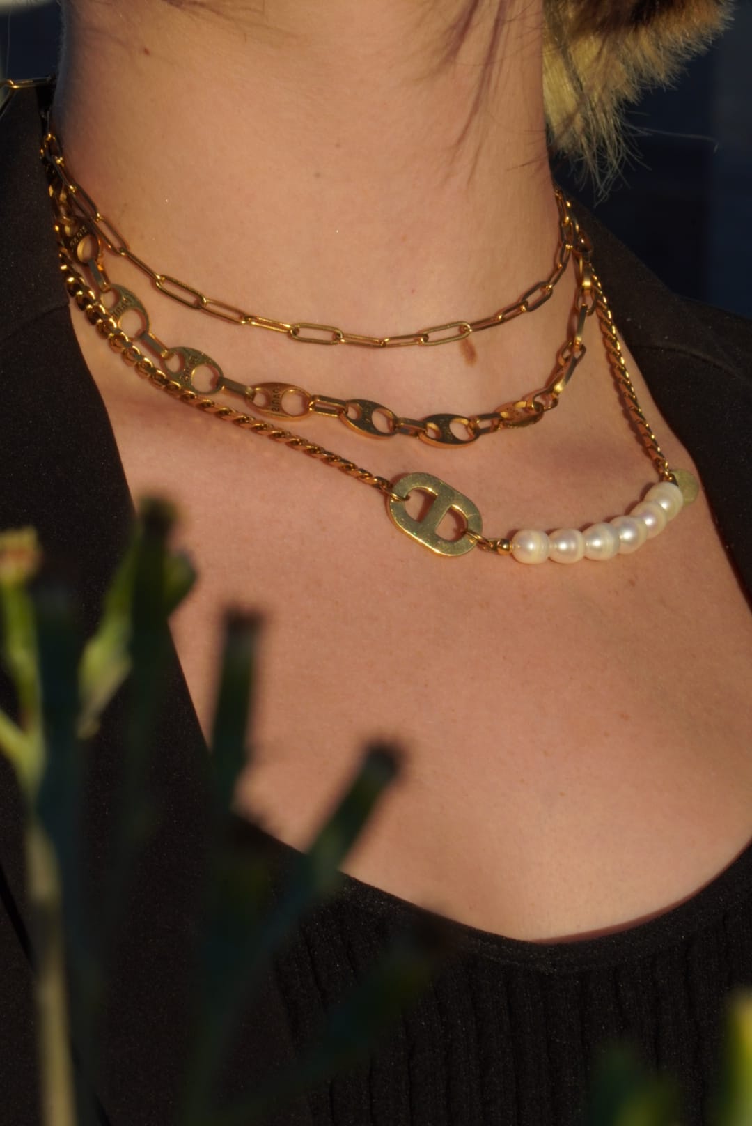 GEMMA PAPERCLIP NECKLACE