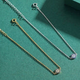 AMBROGIO STERLING SILVER EVIL EYE BRACELET