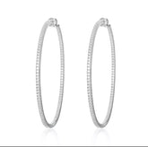 ORIANA BLING HOOP EARRINGS