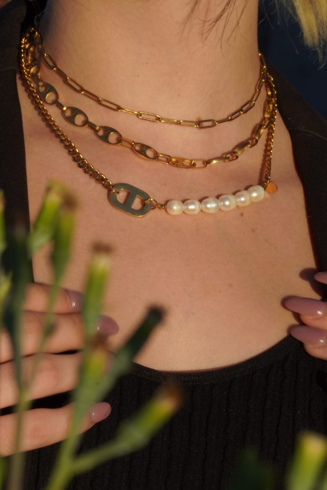 GEMMA PAPERCLIP NECKLACE