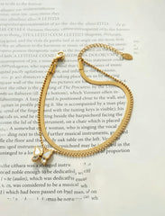 MARINA BUTTERFLY MOTHER OF PEARL ANKLET