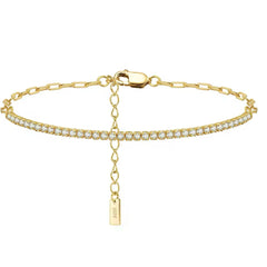 MILA STERLING SILVER TENNIS BRACELET