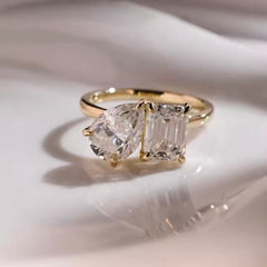 DULCE PEAR RADIANT CUT RING