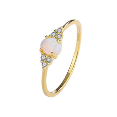 OPAL STERLING SILVER RING