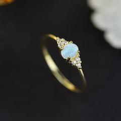 OPAL STERLING SILVER RING