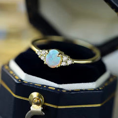 OPAL STERLING SILVER RING