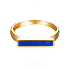 SUTTON LAPIS LAZULI BAR RING