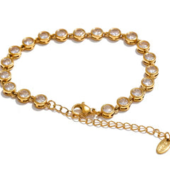 ALIVIA CZ CHAIN BRACELET