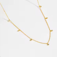 MARCELLA STERLING SILVER DANGLE NECKLACE
