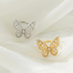 ELECTRA BLING BUTTERFLY RING