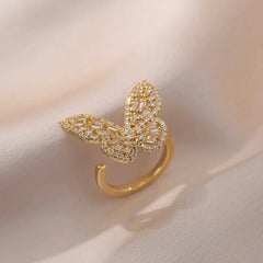ELECTRA BLING BUTTERFLY RING
