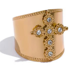 DULCE CROSS RING