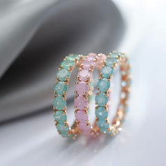 ANDREA BLUE STONE CZ RING