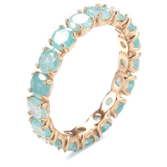 ANDREA BLUE STONE CZ RING