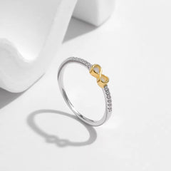 BELLA DAINTY STERLING SILVER STACKABLE RING