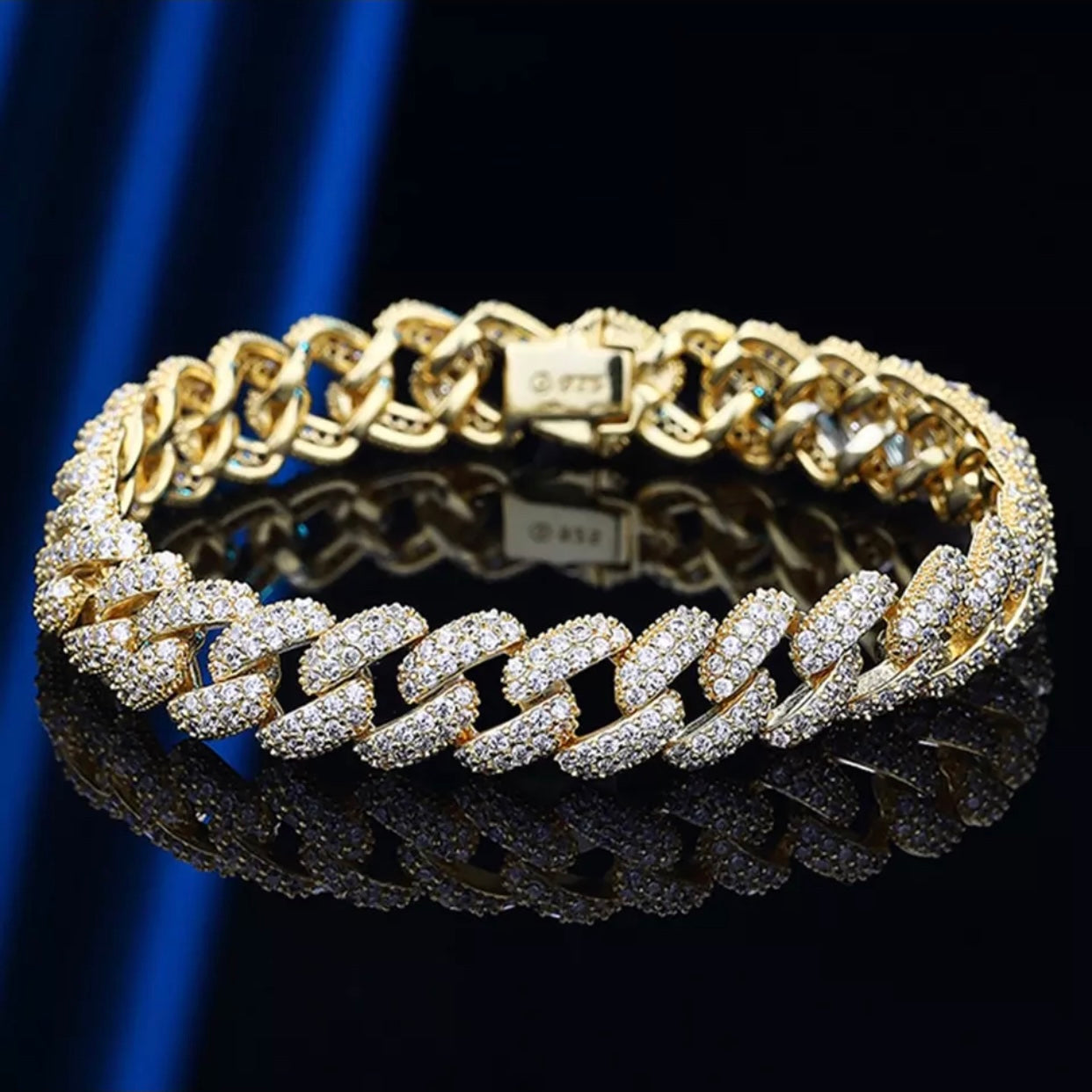 Cuban link tennis on sale bracelet