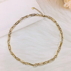 NICOLETTA LINK CHAIN NECKLACE